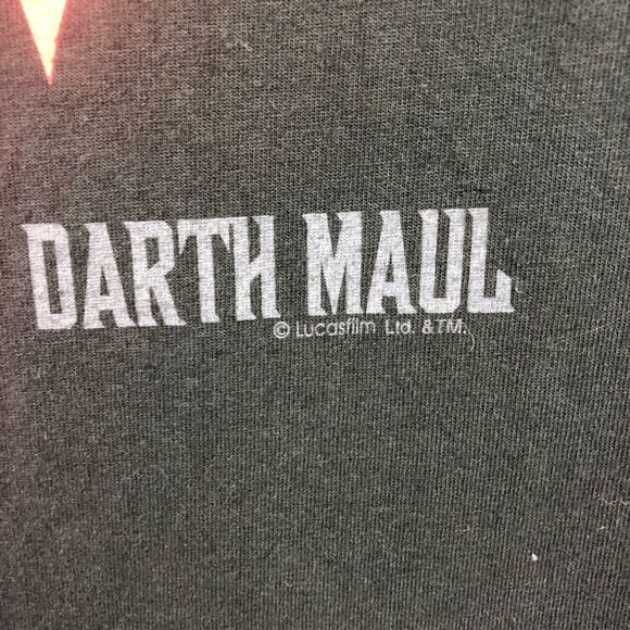 Vintage 90's Star Wars Episode 1 Darth Maul Lee Sport Tee Men's Sz XL - Picture 5 of 10
